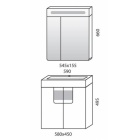 Набор мебели Edelform GLASS 60