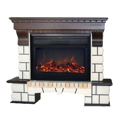 Камин для дома и дачи Real Flame Stone NEW 26 + MoonBlaze Deluxe /MoonBlaze - купить по специальной цене в интернет-магазине "Уют в доме"