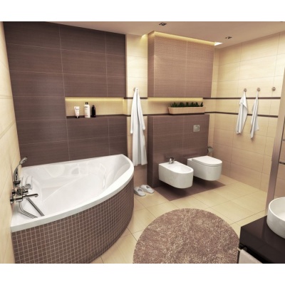 Угловая акриловая ванна EXCELLENT Glamour 150x150 - купить по специальной цене в интернет-магазине "Уют в доме"