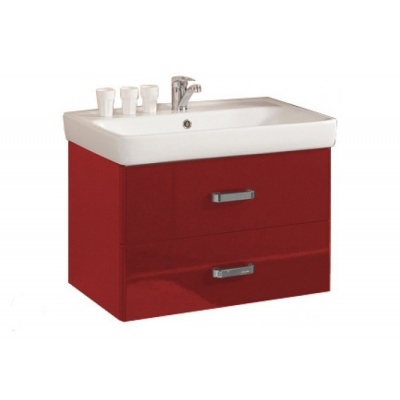 Тумба с раковиной Акватон Америна 60 (бордо тёмный) с раковиной - купить по специальной цене в интернет-магазине "Уют в доме"