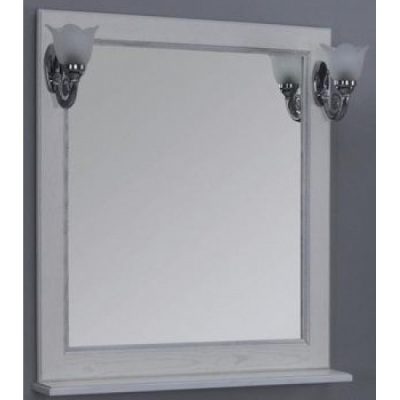 Зеркало Акватон Жерона 85 (белое серебро) - купить по специальной цене в интернет-магазине "Уют в доме"