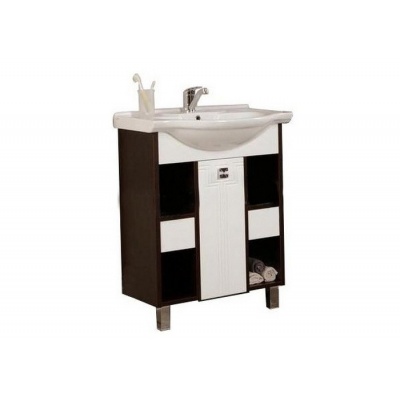 Тумба с раковиной Акватон Крит 65 МН (венге) с раковиной - купить по специальной цене в интернет-магазине "Уют в доме"