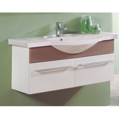 Тумба с раковиной Акватон Логика (лен) подвесная - купить по специальной цене в интернет-магазине "Уют в доме"