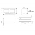 Тумба под раковину Eban Paola&Chiara 120 (tortora)
