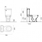 Унитаз (чаша) GSI Classic 8717 11 bi
