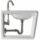 Сифон для раковины/биде Ceramica Althea Outline, хром