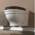 Сиденье для унитаза с микролифтом Ceramica Althea ROYAL, дерево/хром