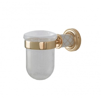 Стакан для зубных щеток Boheme Murano 10904 золото - купить по специальной цене в интернет-магазине "Уют в доме"
