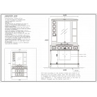 Шкаф с зеркалом Tessoro SIENA 120