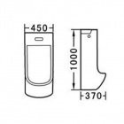 Сенсорный писсуар Laguraty 412/220
