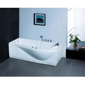 Асимметричная ванна с гидромассажем Gemy G9010 B