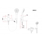 Смеситель для ванны Bennberg 130212 Bronze