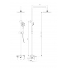 Душевая система Bennberg 160414 CHROME