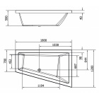   Alpen Triangl 180x120 L/R