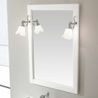 Зеркало в раме Eban Arianna/Eleonora/Federica 96х106, bianco decape