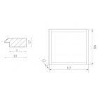    Eban Arianna/Gemma 118106, bianco decape