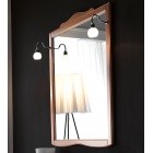 Зеркало в деревянной раме Kerasan Retro 92x116 см, noce