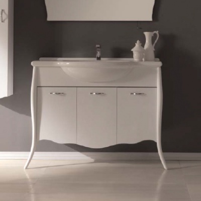 Тумба под раковину Eurolegno Clip, 115 см, noce bianco - купить по специальной цене в интернет-магазине "Уют в доме"