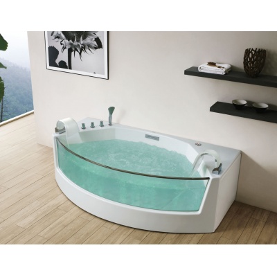 Асимметричная акриловая ванна Gemy G9079 - купить по специальной цене в интернет-магазине "Уют в доме"
