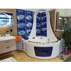 Угловая ванна с верхним душем Gemy G9070 K