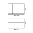 Тумба с раковиной EFP Magica 100