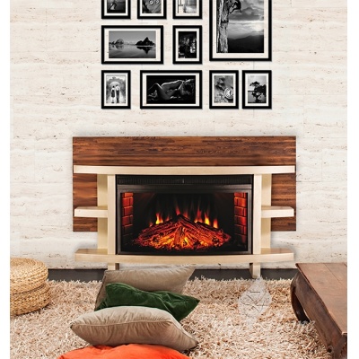 Камин для дома и дачи InterFlame Long с очагом Panoramic 33W - купить по специальной цене в интернет-магазине "Уют в доме"