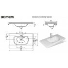 Раковина Эстет Оливия 90