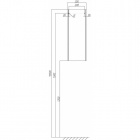 Шкаф одностворчатый Акватон Йорк белый / ясень фабрик