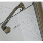 Душевой уголок Cezares MAGIC-R-1-90-C-Br-L бронза
