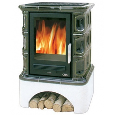 Печь-камин для дома и дачи ABX Regina прямой цоколь, чугунная вставка - купить по специальной цене в интернет-магазине "Уют в доме"