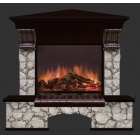 Камин для дома и дачи Glenrich Бостон К Карелия угловой с очагом Arte 23