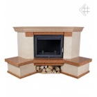 Каминная облицовка Kratki Bella угловая для топок Zuzia/Eryk