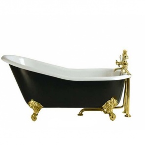 Чугунная ванна Magliezza GRACIA BR 1700х760 черная