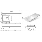 Раковина Эстет Даллас 110