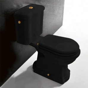 Сливной бачок Kerasan Retro 1081nero/lucido черный