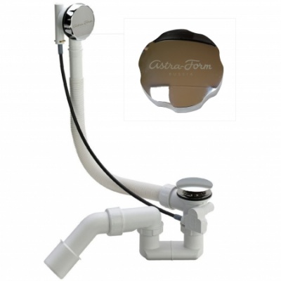 Слив-перелив для ванны Астра-Форм V55R 60 см - купить по специальной цене в интернет-магазине "Уют в доме"