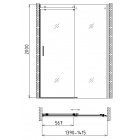 Душевая дверь Gemy Modern Gent S25191A L/R