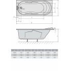 ������������� ��������� ����� Alpen Adriana 180x74 ��