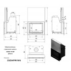 Топка Kratki Zuzia/PW/19/G/W (гильотина)