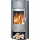 Печь-камин для дома и дачи ABX Pori 5 серая сталь
