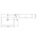 Накладная раковина SSWW CL3036