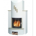 Печь-камин для дома и дачи ABX Derby Gala панорама песчаник
