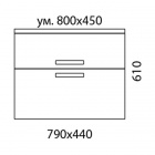 Набор мебели Edelform Forte 80