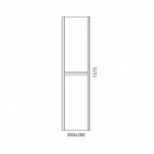 Подвесной пенал Edelform Belle 38