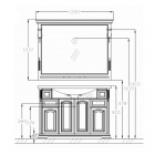 Набор мебели Opadiris Риспекто 120