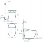 Унитаз напольный Orans IT-808JD
