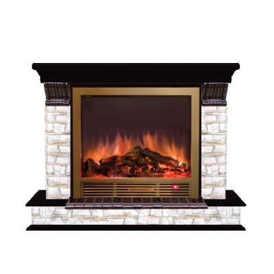 Камин для дома и дачи Glenrich Панорама Sh 33BR Алтай венге - купить по специальной цене в интернет-магазине "Уют в доме"