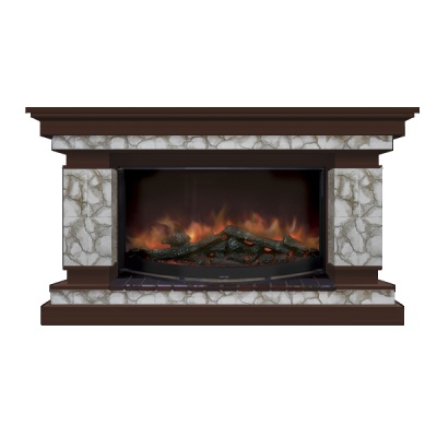 Камин для дома и дачи Glenrich Лорд R 86 Карелия дуб 46 - купить по специальной цене в интернет-магазине "Уют в доме"