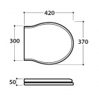 Сиденье для унитаза с микролифтом Globo Paestum PA139bi/br (белый/бронза)