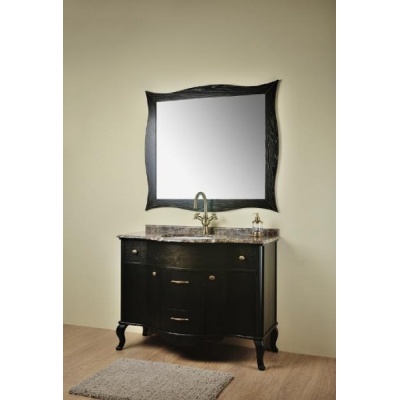 Зеркало Timo Vilma 110 H (черный с патиной золото) - купить по специальной цене в интернет-магазине "Уют в доме"